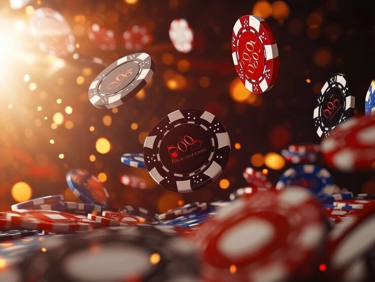 Live dealer blackjack table with multi-camera view